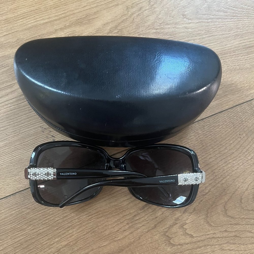 Vintage Valentino Swarovski Crystal Sunglasses
